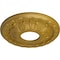 Ekena Millwork Leaf Ceiling Medallion (Fits Canopies up to 4 3/4"), 11 3/8"OD x 3 5/8"ID x 1 1/8"P, Pharaohs Gold CM11LFPGS - alternate 5